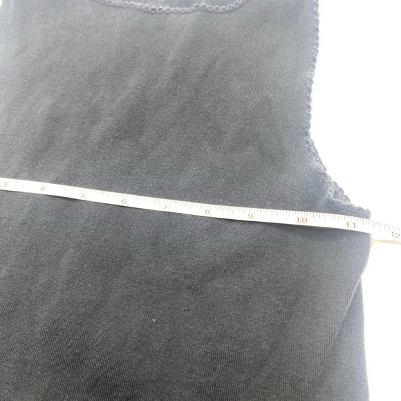 Brandy Melville Tank Tops. Black & Blue Button Up One Size - Picture 7 of 8